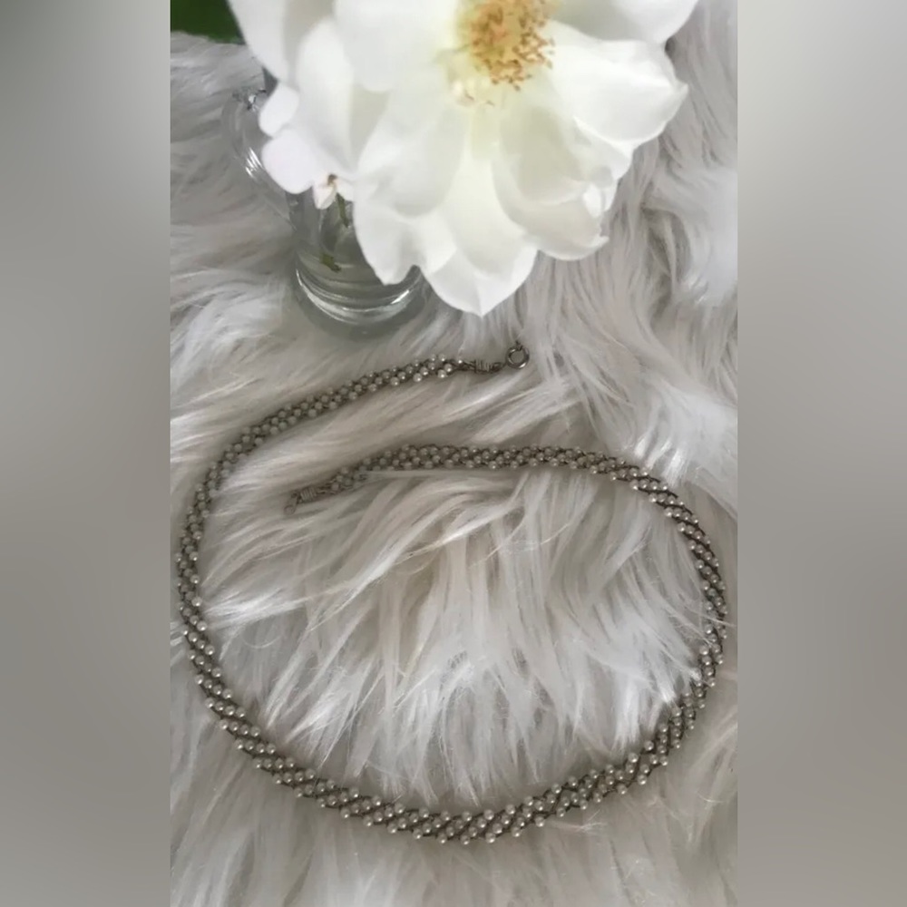 Designer made necklace • France• gold plated chain ~length:18.5”